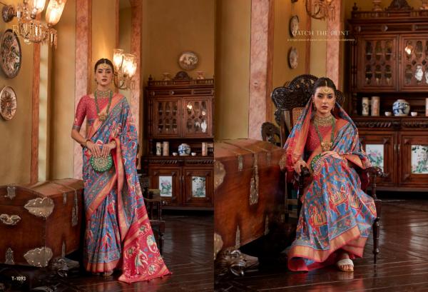 Rath Rang Mahal 1090 To 1099 Designer Tusar Silk Saree Collection